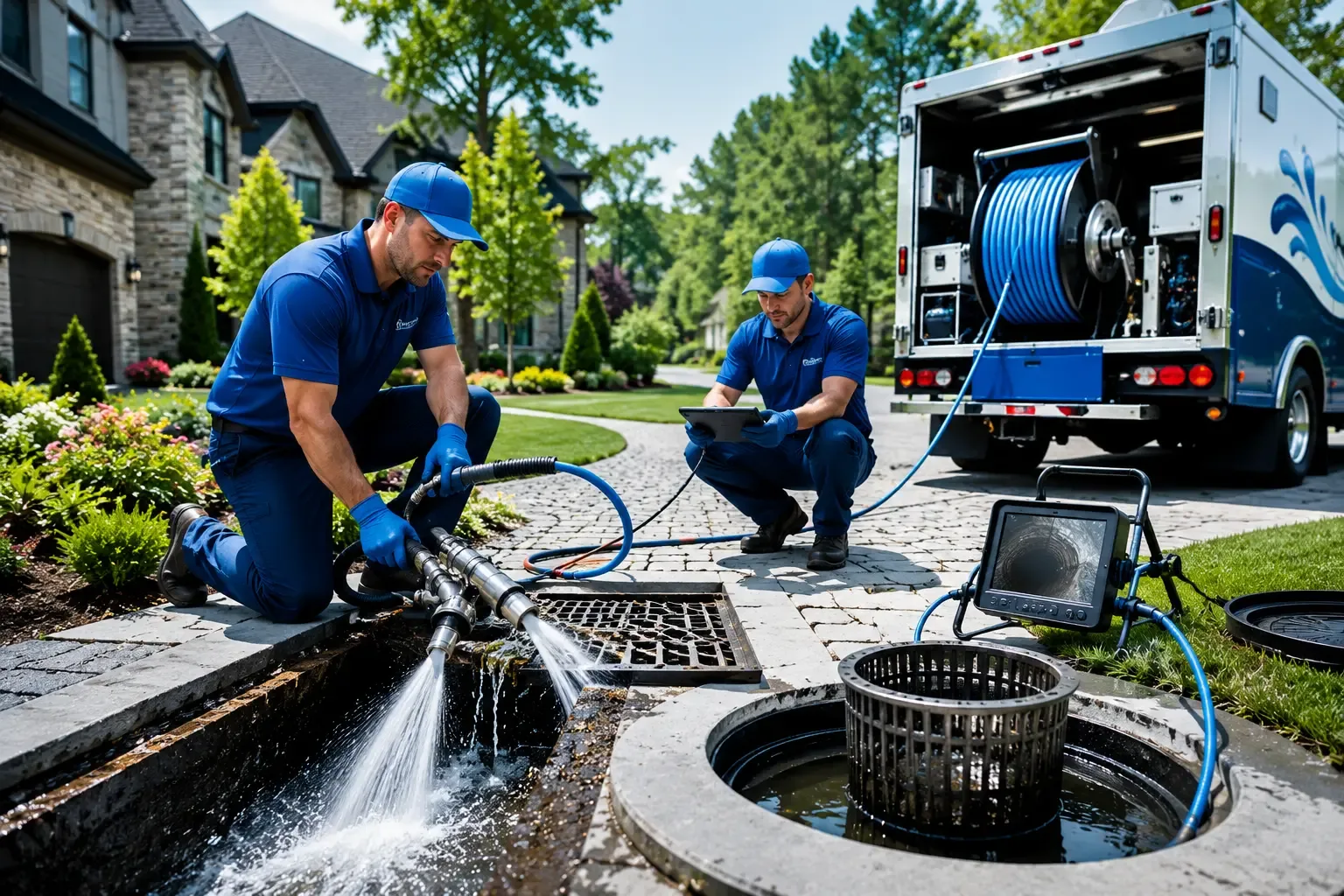 Local outdoor drain cleaning professionals in Ballico, CA